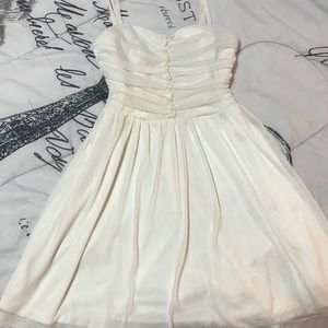 White/Cream Mini Dress